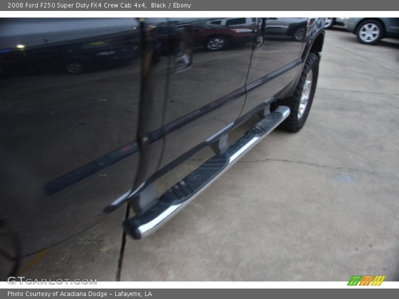 Black / Ebony 2008 Ford F250 Super Duty FX4 Crew Cab 4x4