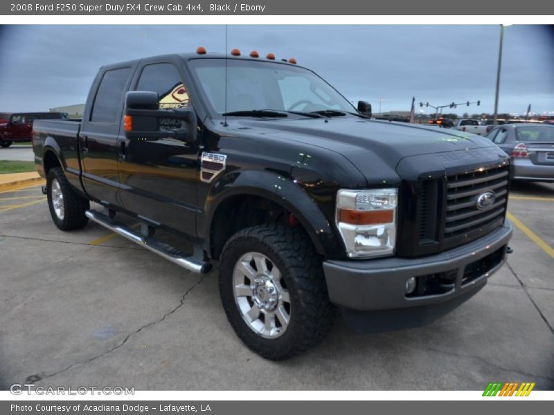 Front 3/4 View of 2008 F250 Super Duty FX4 Crew Cab 4x4
