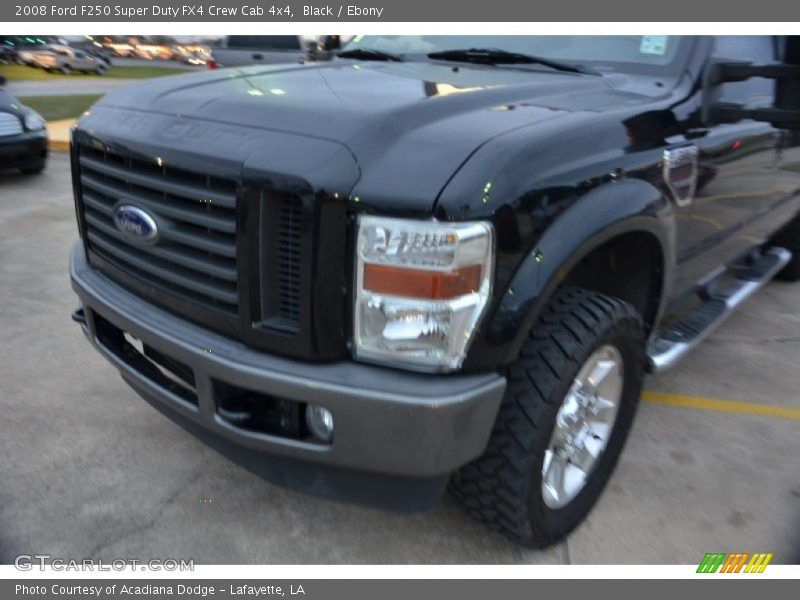 Black / Ebony 2008 Ford F250 Super Duty FX4 Crew Cab 4x4