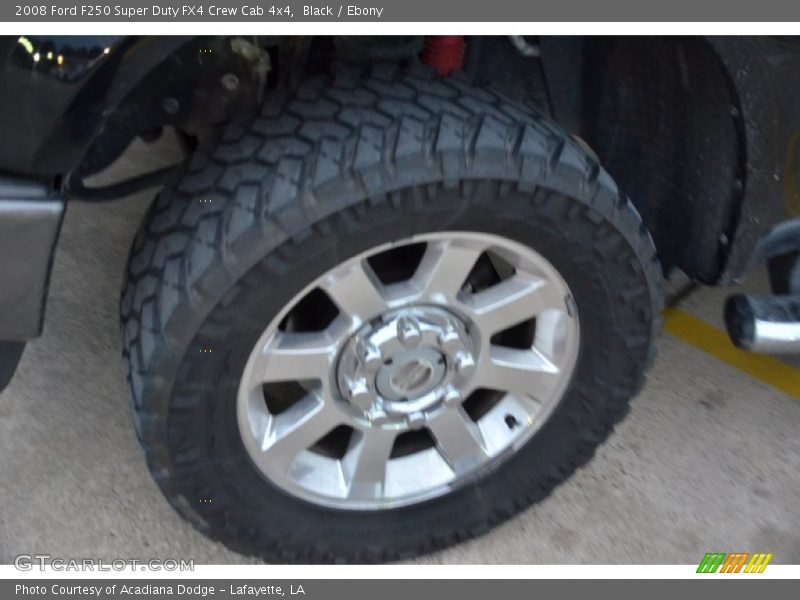 Black / Ebony 2008 Ford F250 Super Duty FX4 Crew Cab 4x4