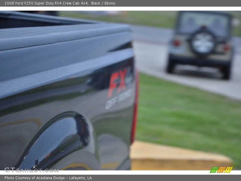 Black / Ebony 2008 Ford F250 Super Duty FX4 Crew Cab 4x4