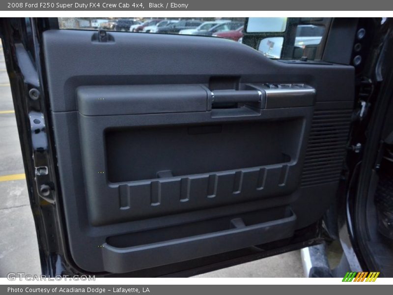 Black / Ebony 2008 Ford F250 Super Duty FX4 Crew Cab 4x4