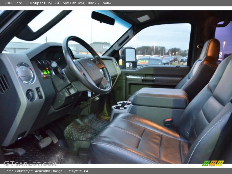  2008 F250 Super Duty FX4 Crew Cab 4x4 Ebony Interior