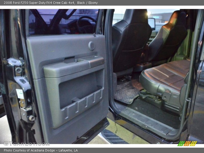 Black / Ebony 2008 Ford F250 Super Duty FX4 Crew Cab 4x4