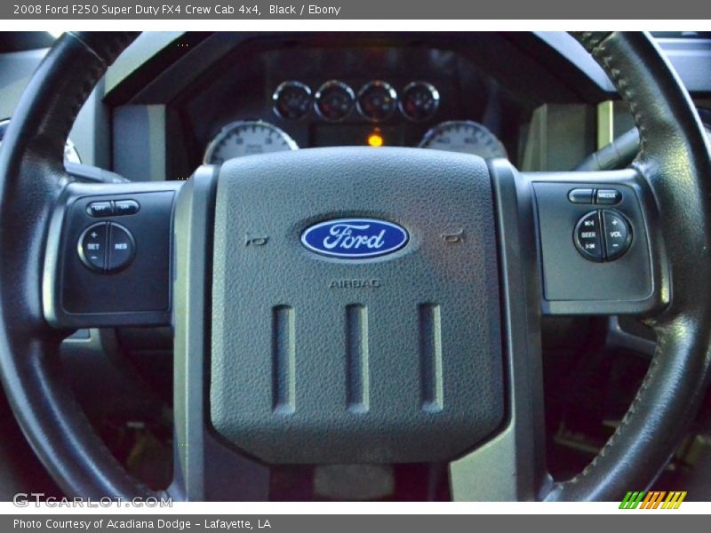 Black / Ebony 2008 Ford F250 Super Duty FX4 Crew Cab 4x4