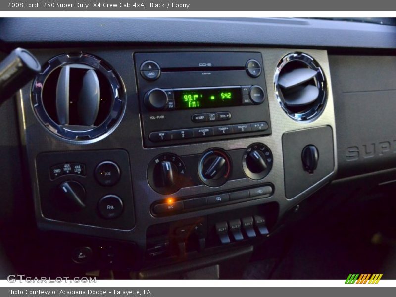 Black / Ebony 2008 Ford F250 Super Duty FX4 Crew Cab 4x4