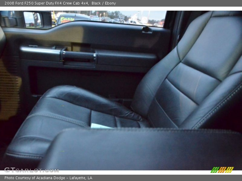 Black / Ebony 2008 Ford F250 Super Duty FX4 Crew Cab 4x4