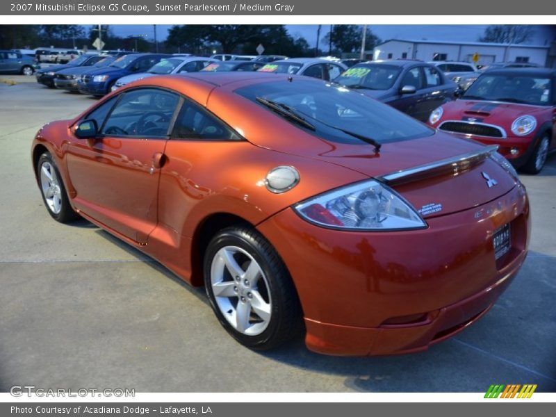 Sunset Pearlescent / Medium Gray 2007 Mitsubishi Eclipse GS Coupe