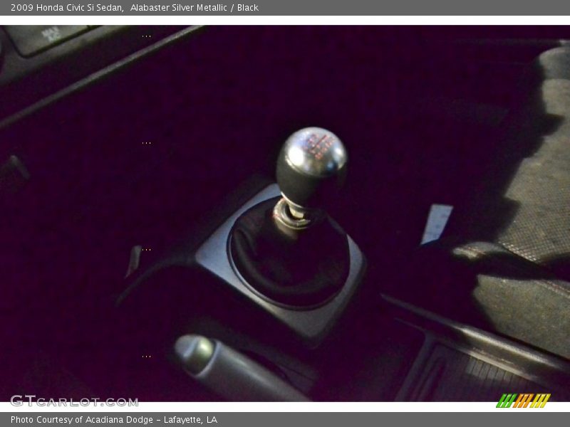 Alabaster Silver Metallic / Black 2009 Honda Civic Si Sedan