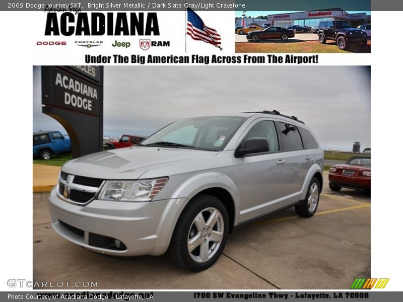Bright Silver Metallic / Dark Slate Gray/Light Graystone 2009 Dodge Journey SXT