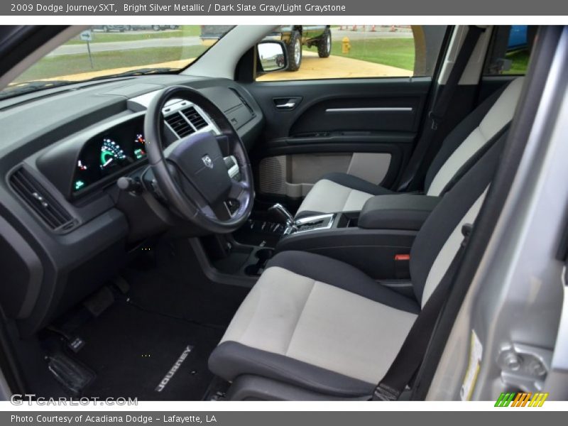 Bright Silver Metallic / Dark Slate Gray/Light Graystone 2009 Dodge Journey SXT