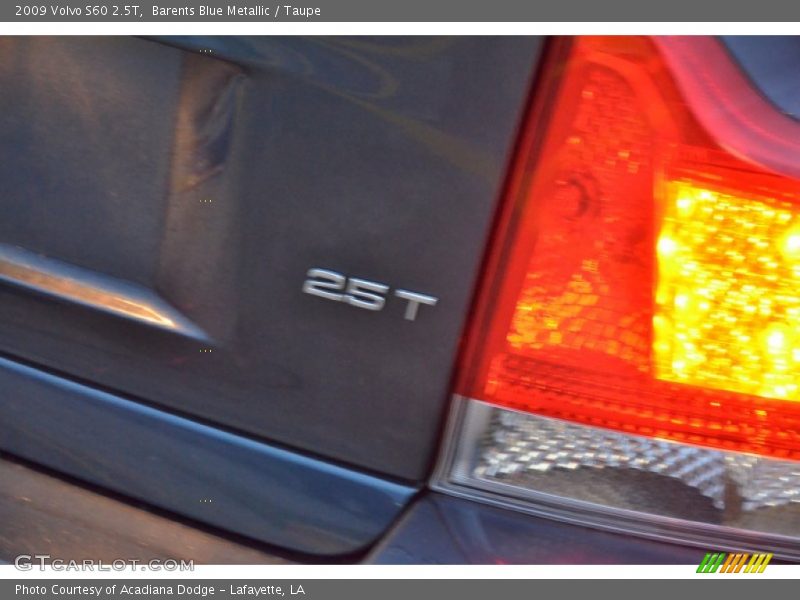 Barents Blue Metallic / Taupe 2009 Volvo S60 2.5T