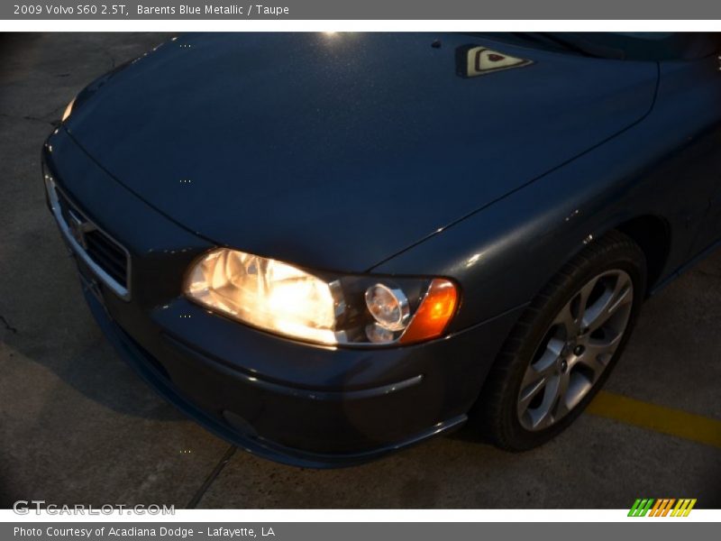 Barents Blue Metallic / Taupe 2009 Volvo S60 2.5T