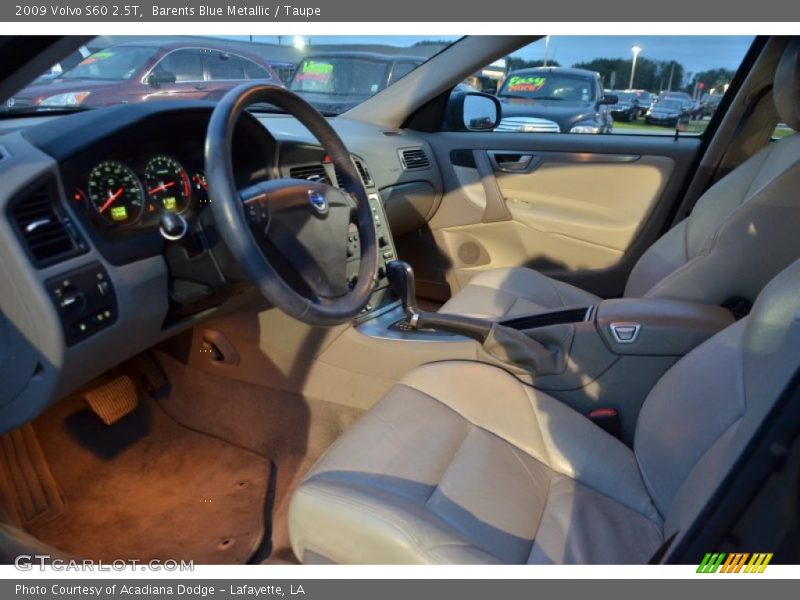 Barents Blue Metallic / Taupe 2009 Volvo S60 2.5T