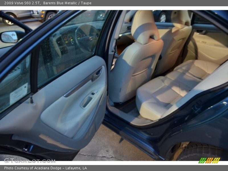 Barents Blue Metallic / Taupe 2009 Volvo S60 2.5T