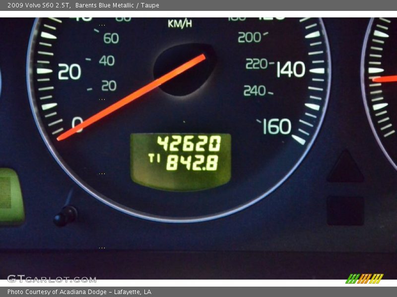 Barents Blue Metallic / Taupe 2009 Volvo S60 2.5T