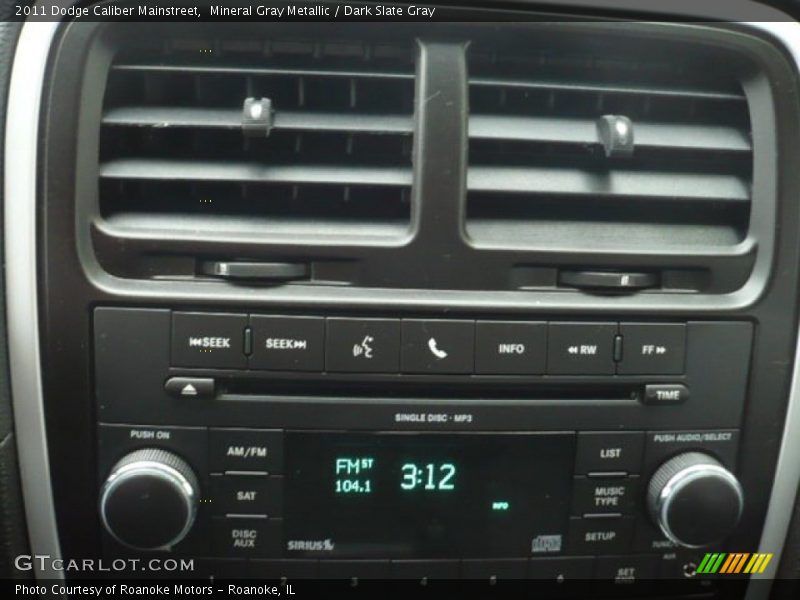 Mineral Gray Metallic / Dark Slate Gray 2011 Dodge Caliber Mainstreet