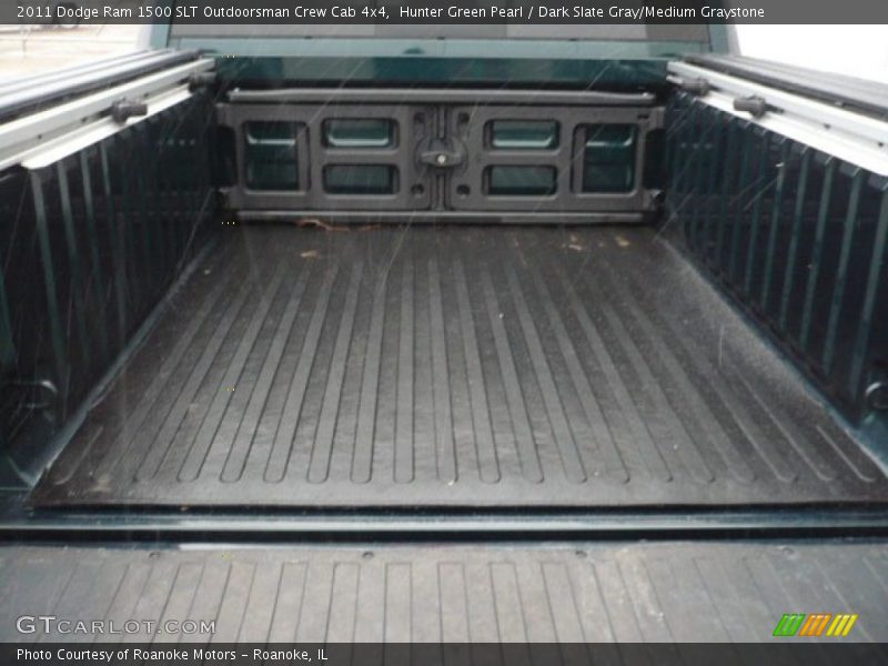 Hunter Green Pearl / Dark Slate Gray/Medium Graystone 2011 Dodge Ram 1500 SLT Outdoorsman Crew Cab 4x4