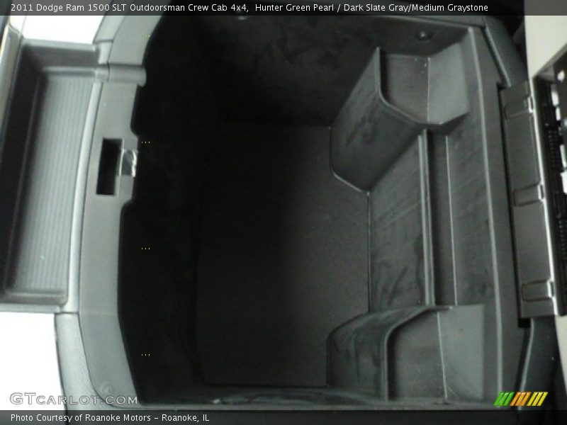 Hunter Green Pearl / Dark Slate Gray/Medium Graystone 2011 Dodge Ram 1500 SLT Outdoorsman Crew Cab 4x4