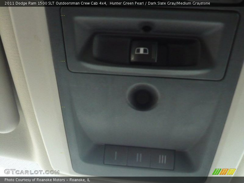 Hunter Green Pearl / Dark Slate Gray/Medium Graystone 2011 Dodge Ram 1500 SLT Outdoorsman Crew Cab 4x4