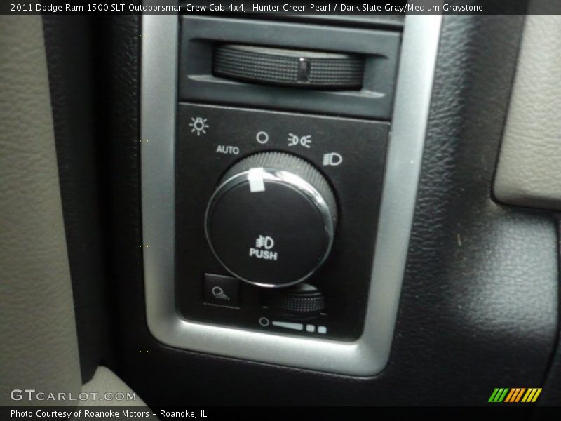 Hunter Green Pearl / Dark Slate Gray/Medium Graystone 2011 Dodge Ram 1500 SLT Outdoorsman Crew Cab 4x4