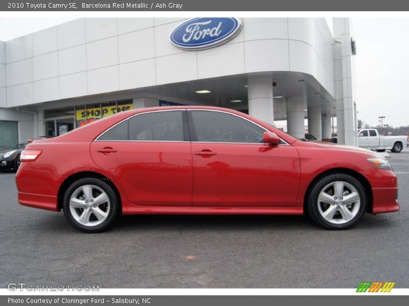 Barcelona Red Metallic / Ash Gray 2010 Toyota Camry SE