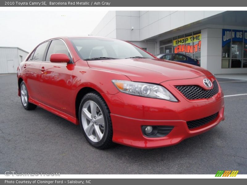 Barcelona Red Metallic / Ash Gray 2010 Toyota Camry SE