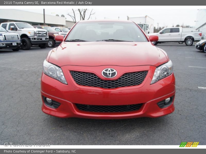 Barcelona Red Metallic / Ash Gray 2010 Toyota Camry SE