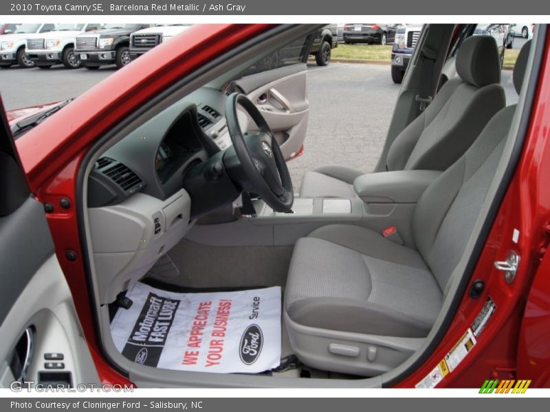 Barcelona Red Metallic / Ash Gray 2010 Toyota Camry SE