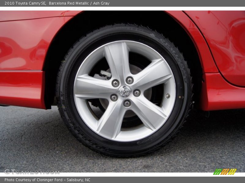 Barcelona Red Metallic / Ash Gray 2010 Toyota Camry SE