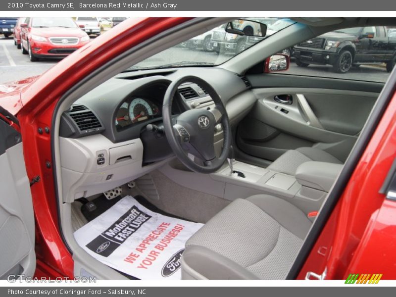 Barcelona Red Metallic / Ash Gray 2010 Toyota Camry SE