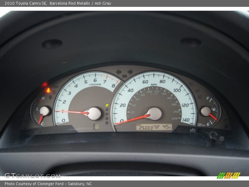 Barcelona Red Metallic / Ash Gray 2010 Toyota Camry SE