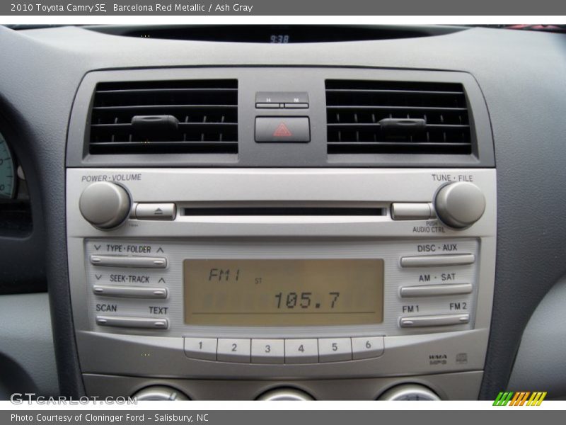 Barcelona Red Metallic / Ash Gray 2010 Toyota Camry SE