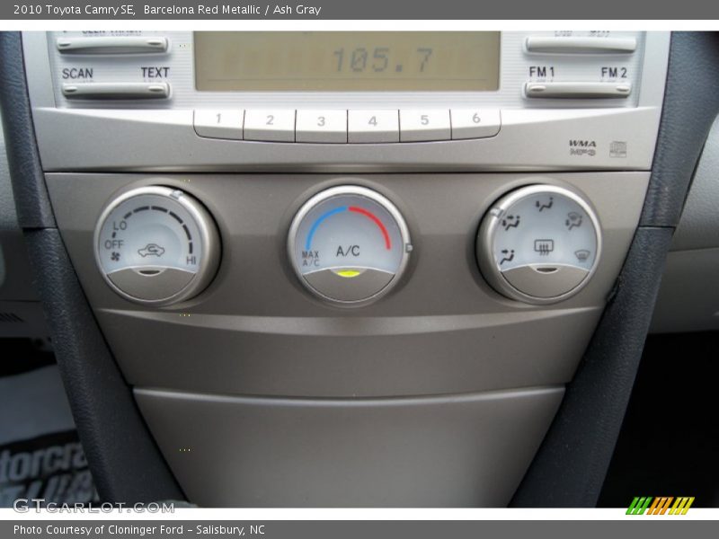 Barcelona Red Metallic / Ash Gray 2010 Toyota Camry SE