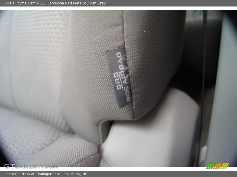 Barcelona Red Metallic / Ash Gray 2010 Toyota Camry SE