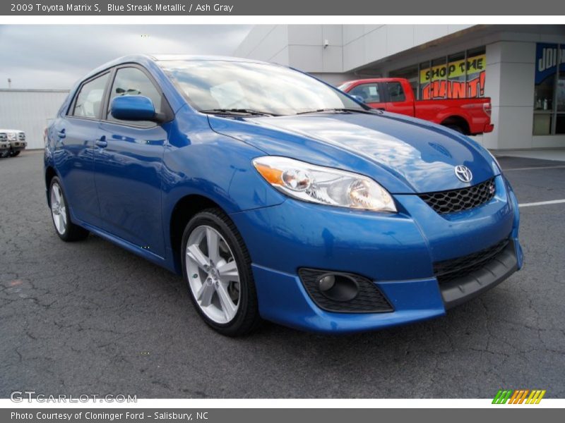 Blue Streak Metallic / Ash Gray 2009 Toyota Matrix S