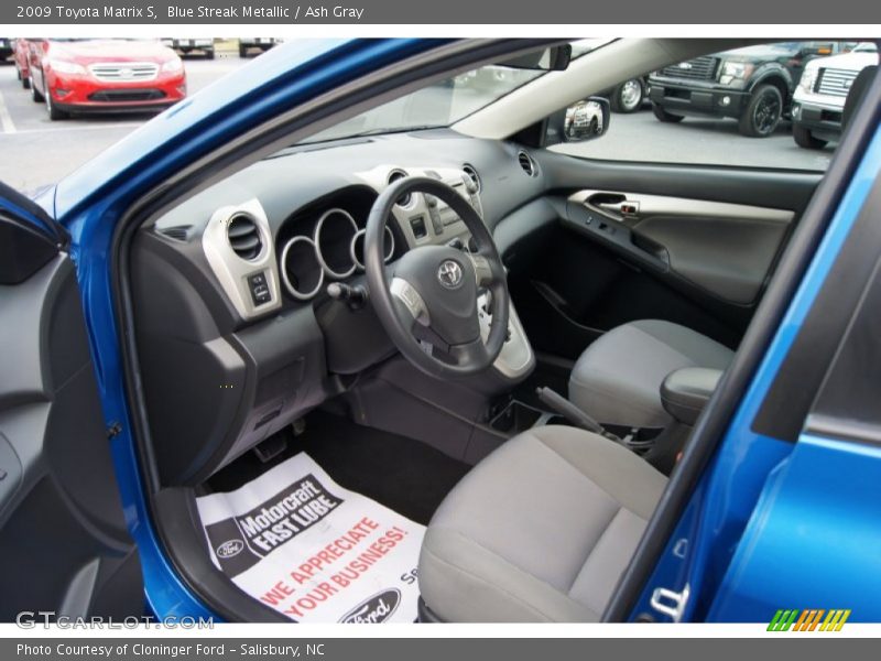 Blue Streak Metallic / Ash Gray 2009 Toyota Matrix S