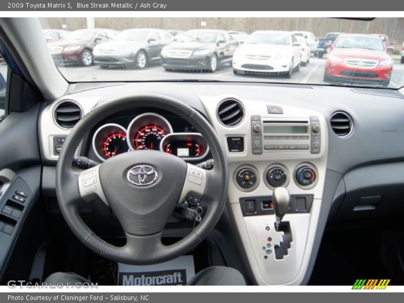 Blue Streak Metallic / Ash Gray 2009 Toyota Matrix S