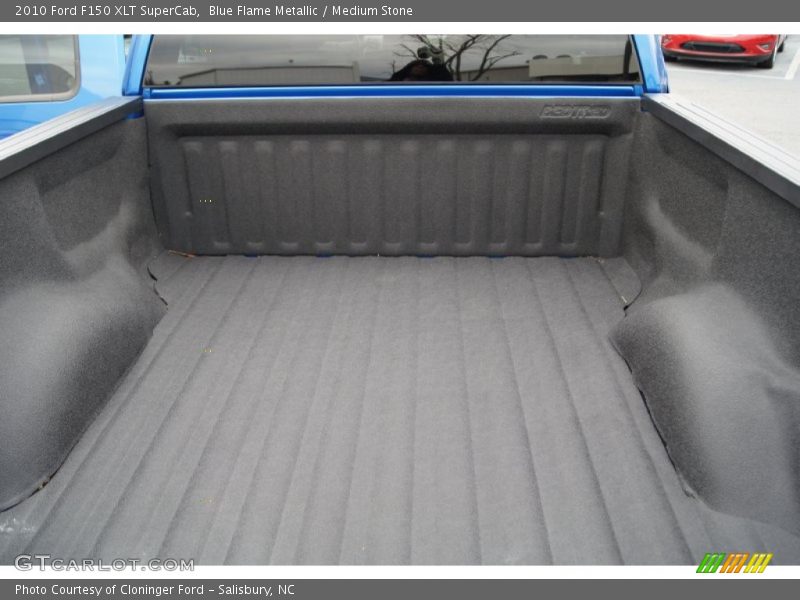 Blue Flame Metallic / Medium Stone 2010 Ford F150 XLT SuperCab