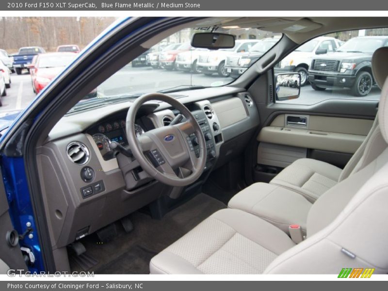  2010 F150 XLT SuperCab Medium Stone Interior