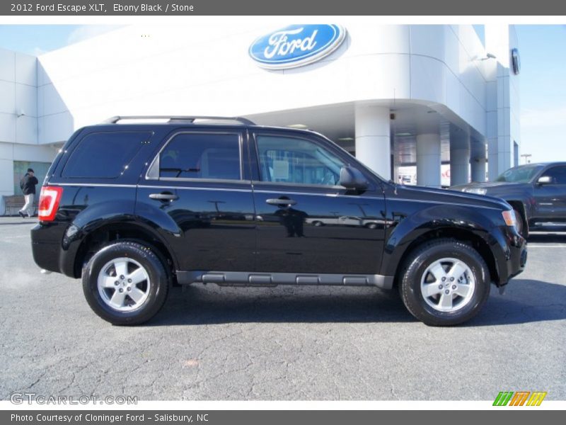 Ebony Black / Stone 2012 Ford Escape XLT