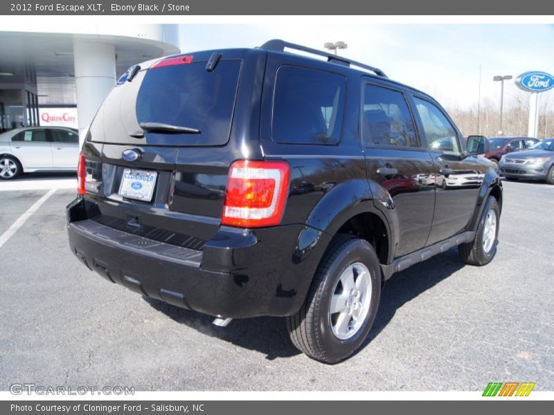 Ebony Black / Stone 2012 Ford Escape XLT