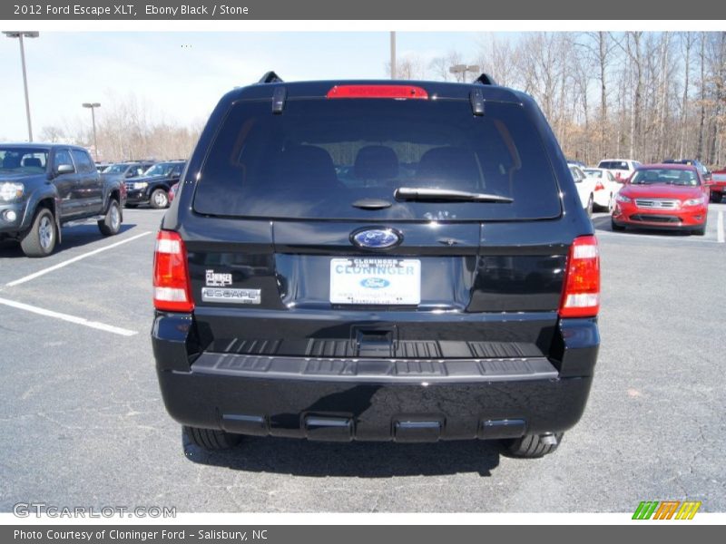 Ebony Black / Stone 2012 Ford Escape XLT