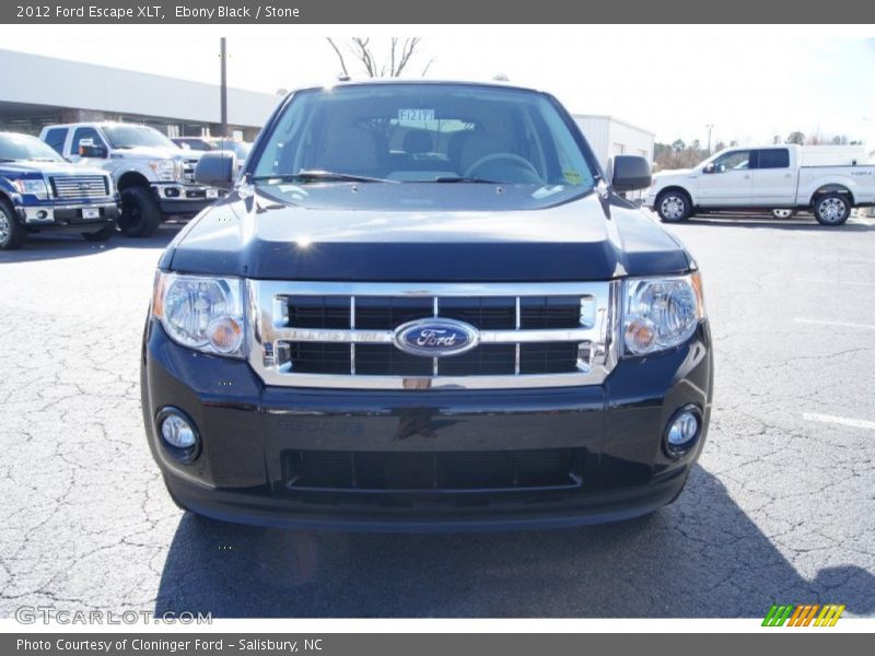 Ebony Black / Stone 2012 Ford Escape XLT