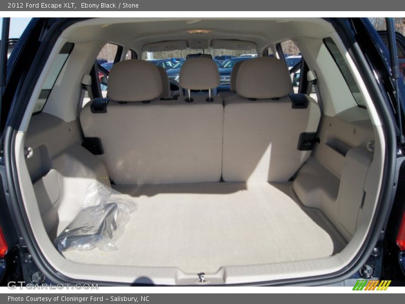 Ebony Black / Stone 2012 Ford Escape XLT