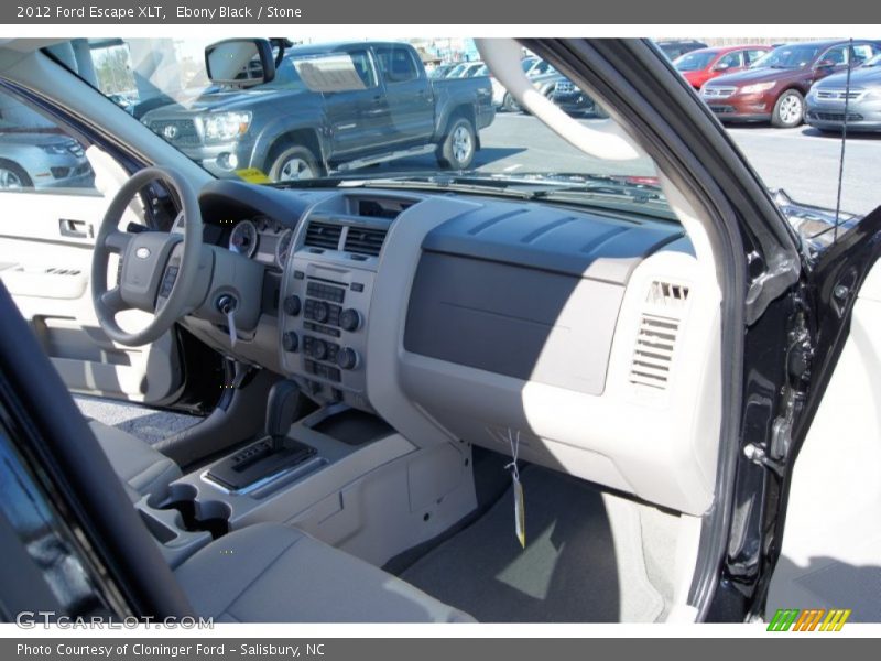 Ebony Black / Stone 2012 Ford Escape XLT