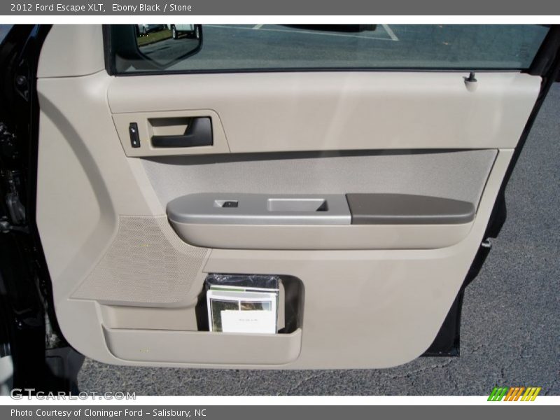 Ebony Black / Stone 2012 Ford Escape XLT