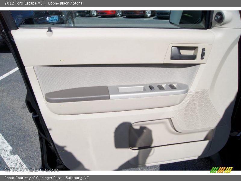 Ebony Black / Stone 2012 Ford Escape XLT