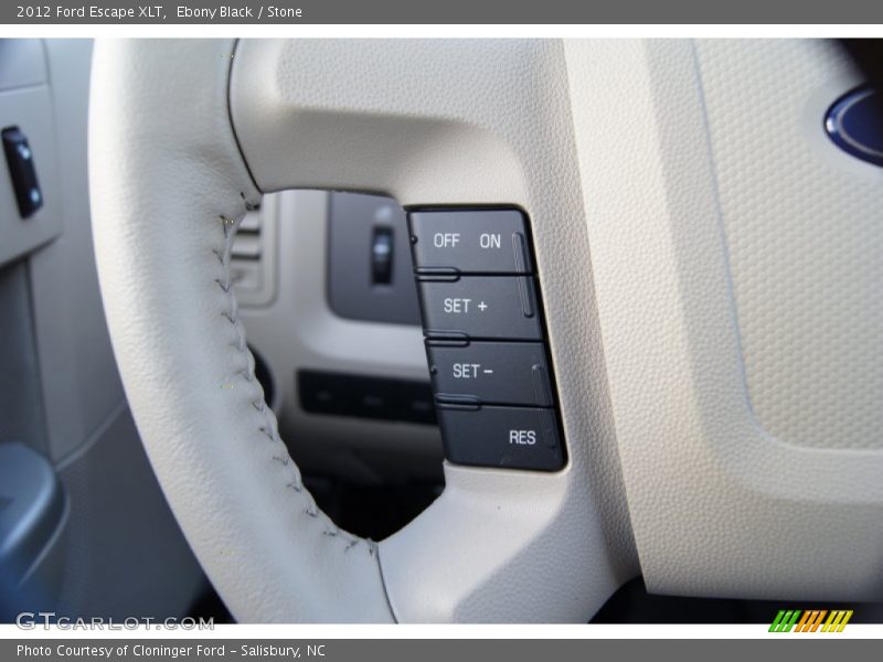 Ebony Black / Stone 2012 Ford Escape XLT