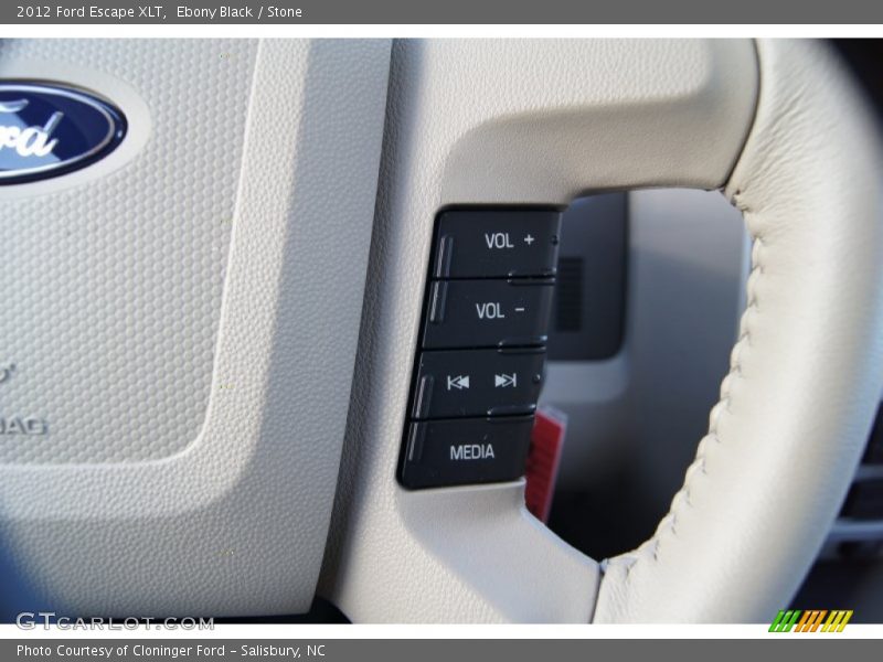 Ebony Black / Stone 2012 Ford Escape XLT